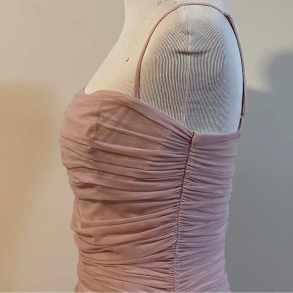 Aritzia Babaton Luxor Midi Dress Mauve Pink Size 8 - Picture 4 of 10